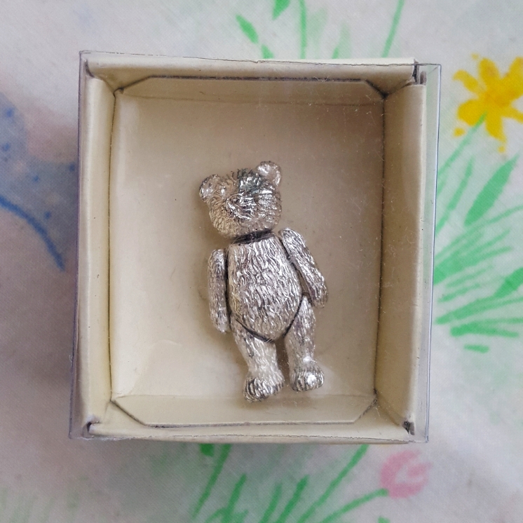 Nib Vtg Russ Flexible Bear Brooch Bears From The Past Pin